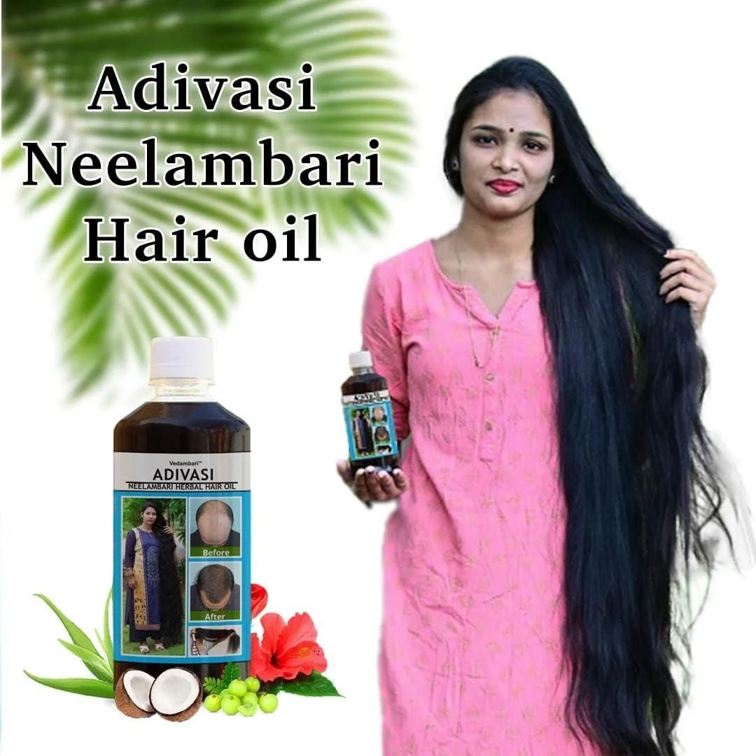 Adivasi Neelambari Herbal Hair Oil - Image 3