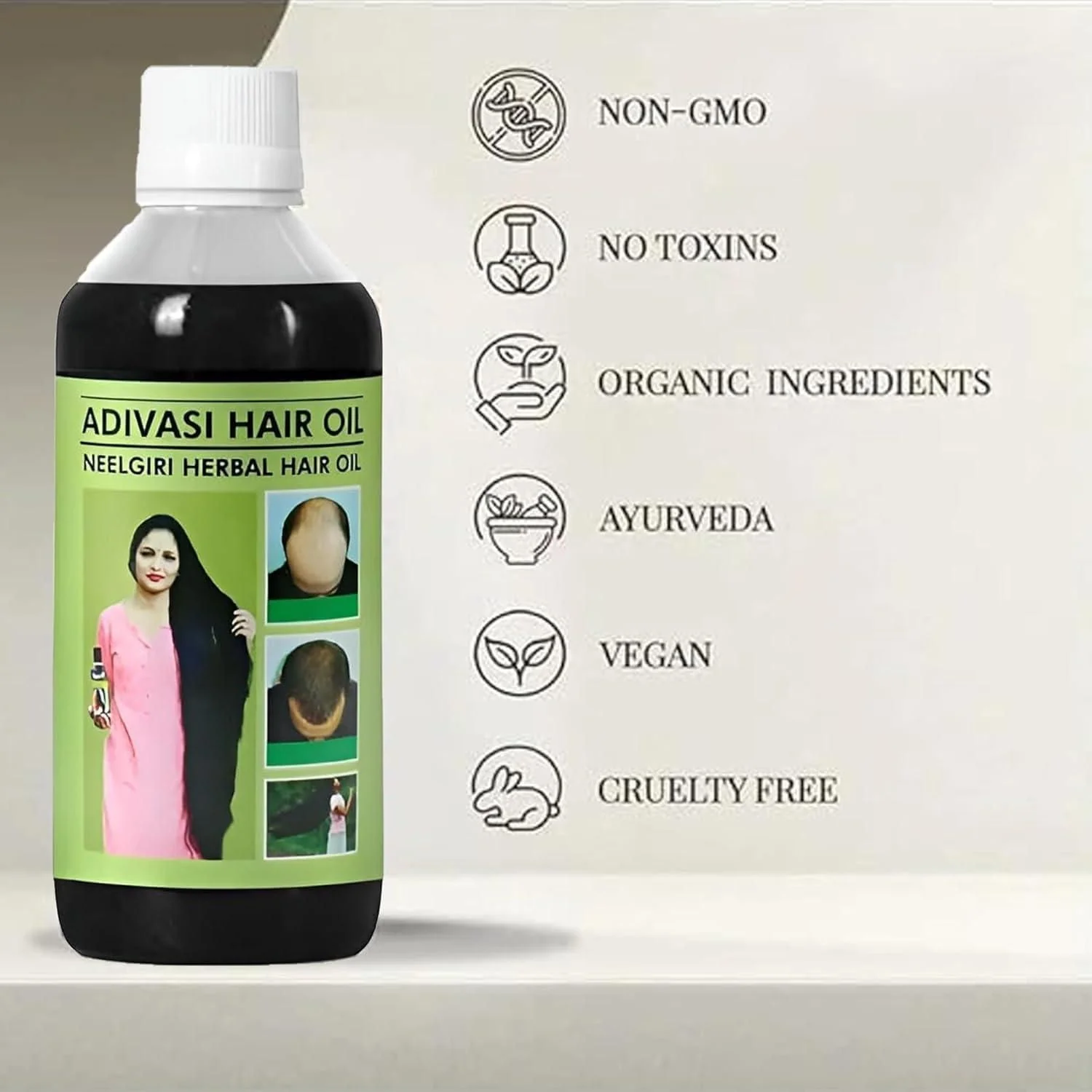 Original™️ Adivasi Hakki Pakki Herbal Hair Oil - Image 3
