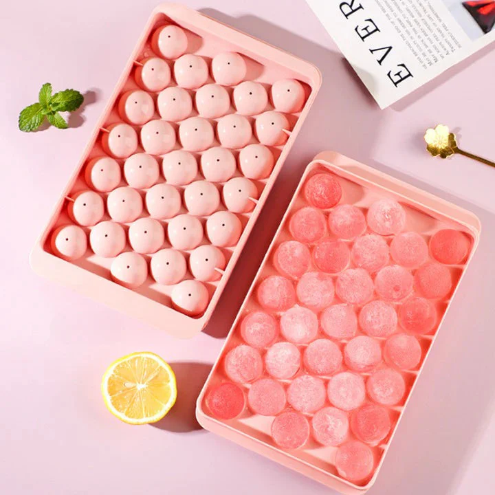 Arctica® - Plastic Reusable Flexible Round Ice Cube Trays (Buy 1 Get 1 Free) - Image 2