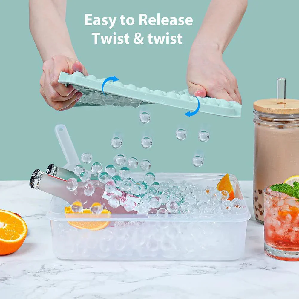 Arctica® - Plastic Reusable Flexible Round Ice Cube Trays (Buy 1 Get 1 Free) - Image 5