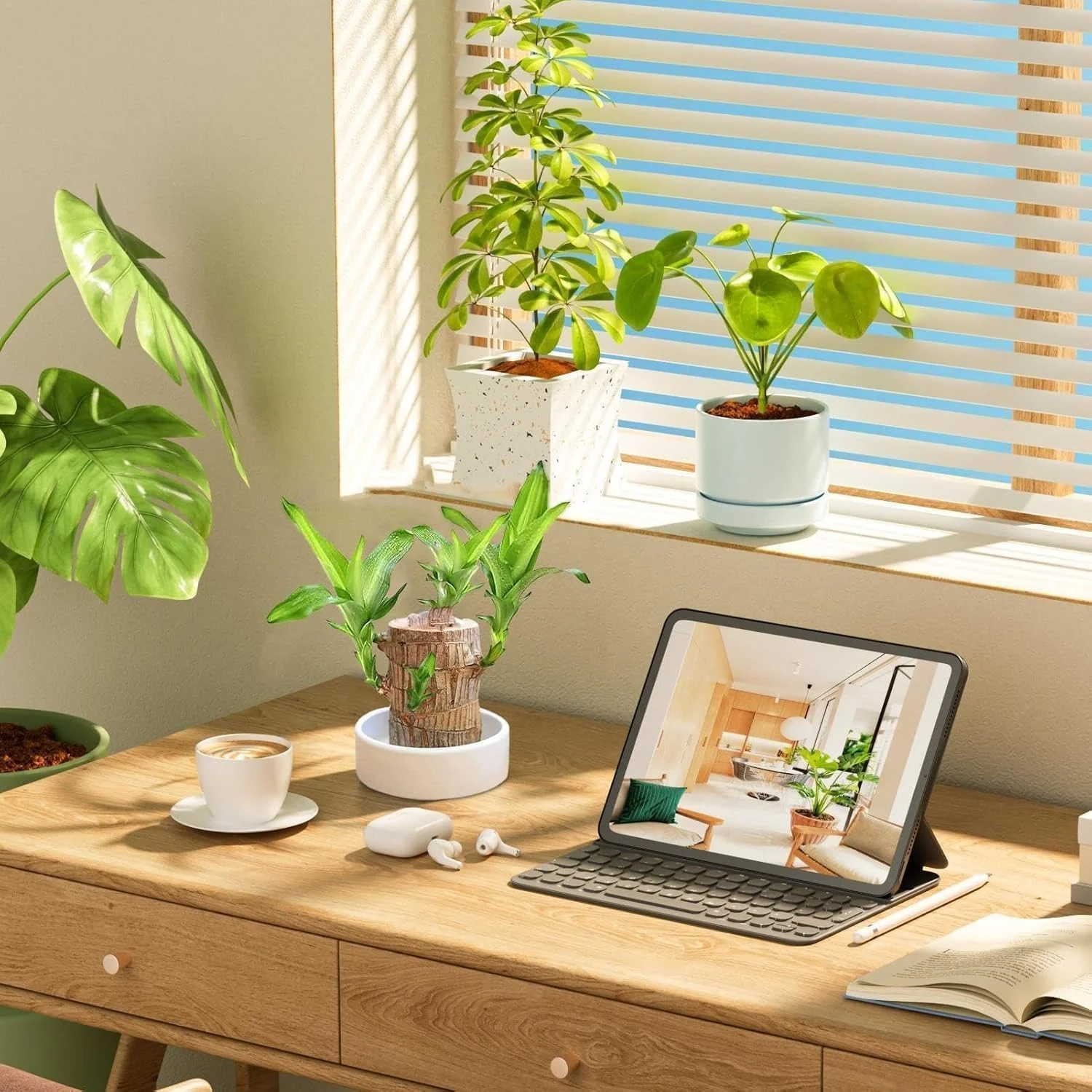 Premium Brazilian Lucky Wood Mini Home Plant Decoration - Image 8