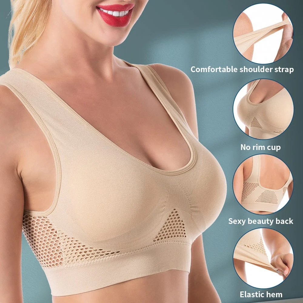 ComfortCurve Women's Cotton Solid Non Padded Air Bra (Pack of 3) - Image 3