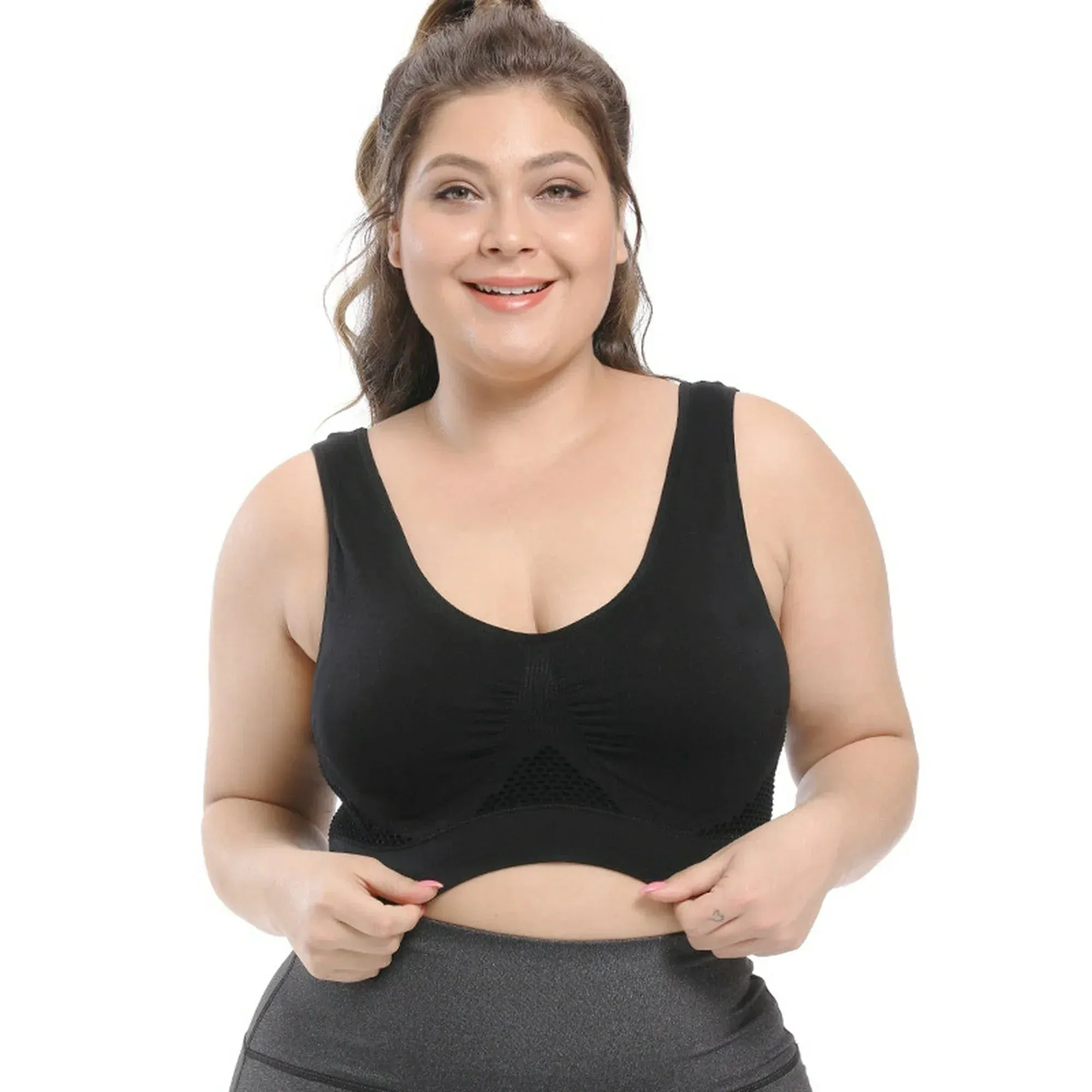 ComfortCurve Women's Cotton Solid Non Padded Air Bra (Pack of 3) - Image 5