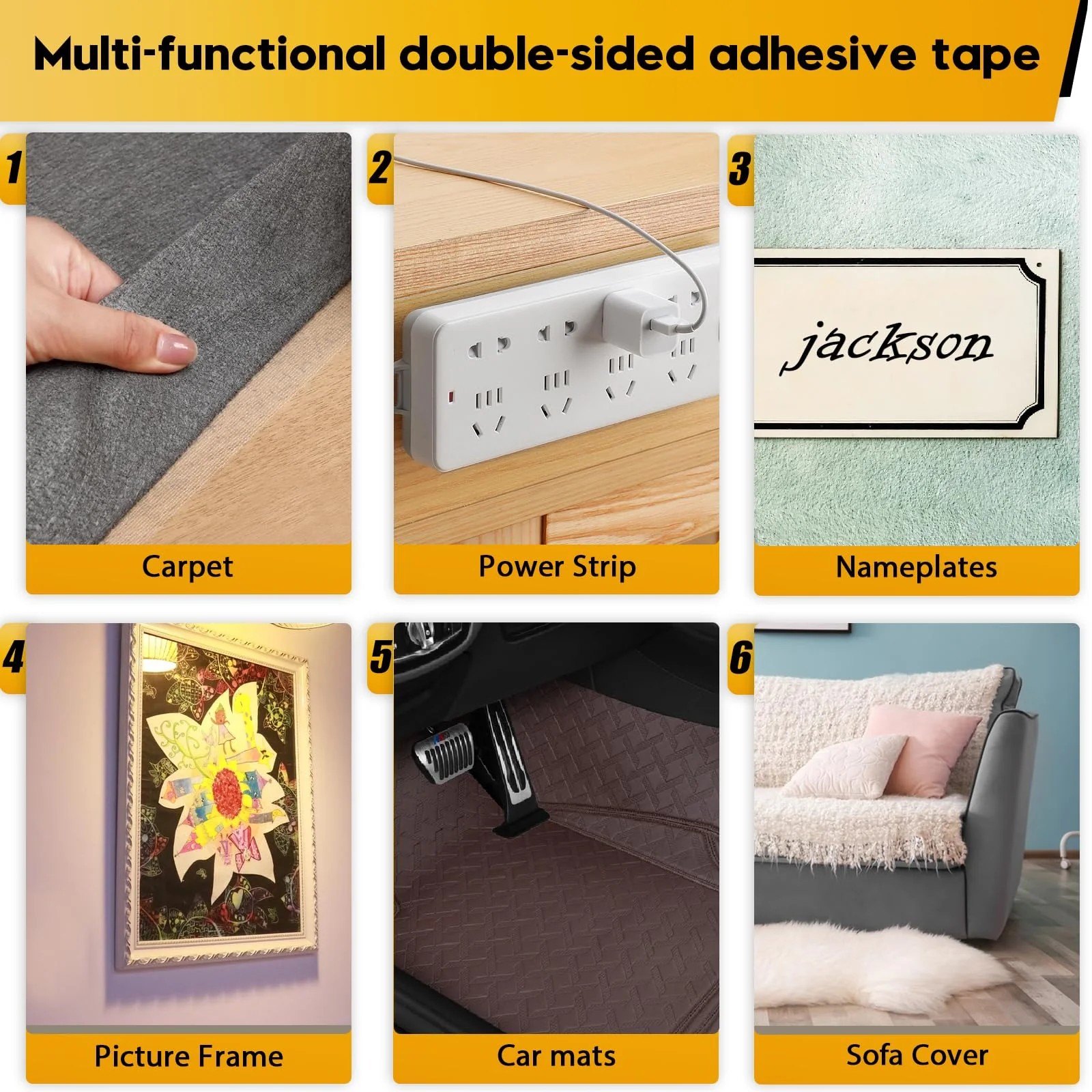 DualBond Max® - Double Sided Adhesive Mesh Tape 0.79 Inch x 66 Ft (20M) - Image 6