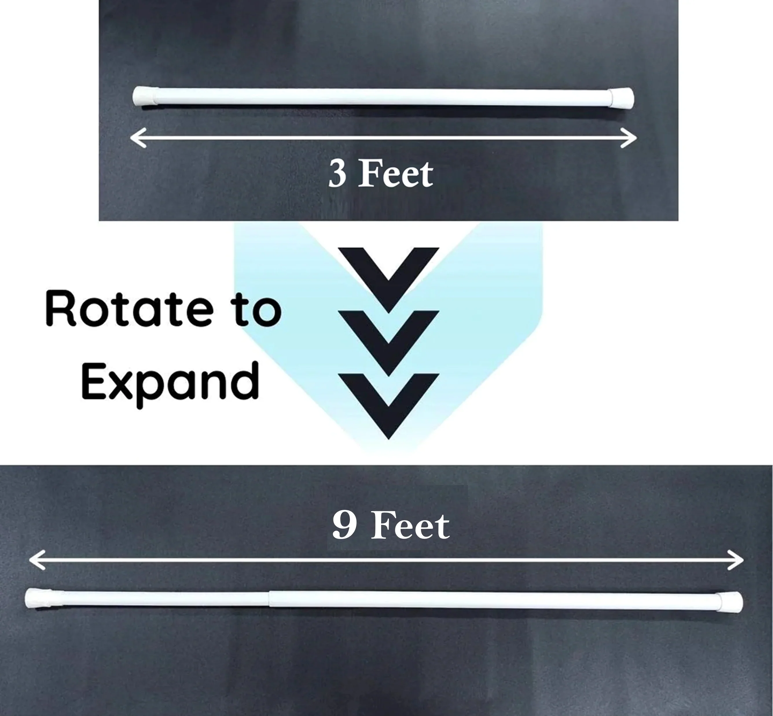 FlexiHold® - Portable Drill-Free Multifunctional Adjustable Rod - Image 2