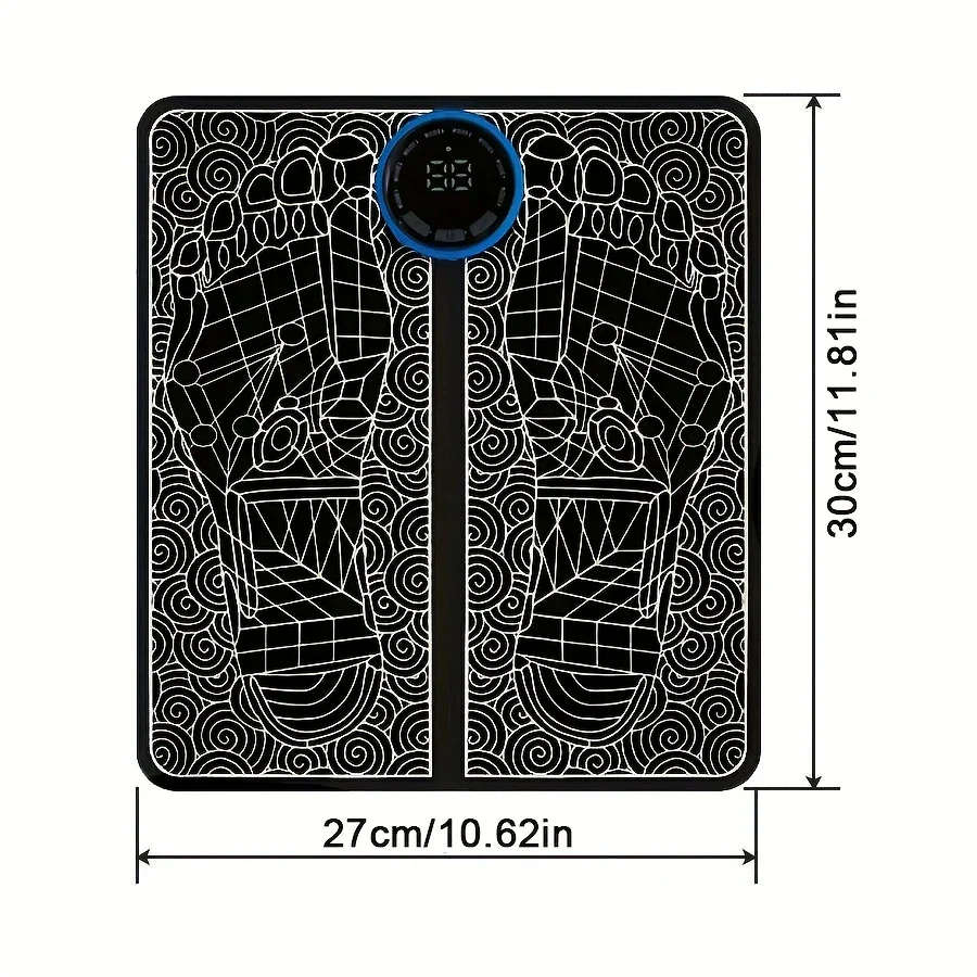 FootFlo® - Vibrating Bubble Electric Ems Foot Massager Pad - Image 3
