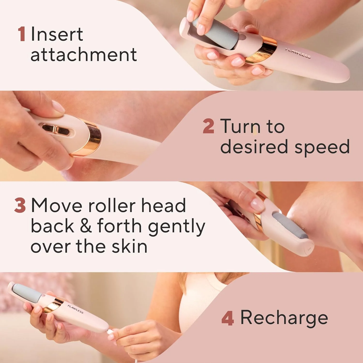 FootSilk® - Electric Foot Smooth Pedicure Callus Remover Wand - Image 6
