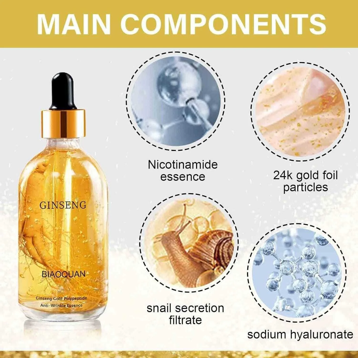 Ginseng® Gold Polypeptide Anti-Ageing Serum - Image 4