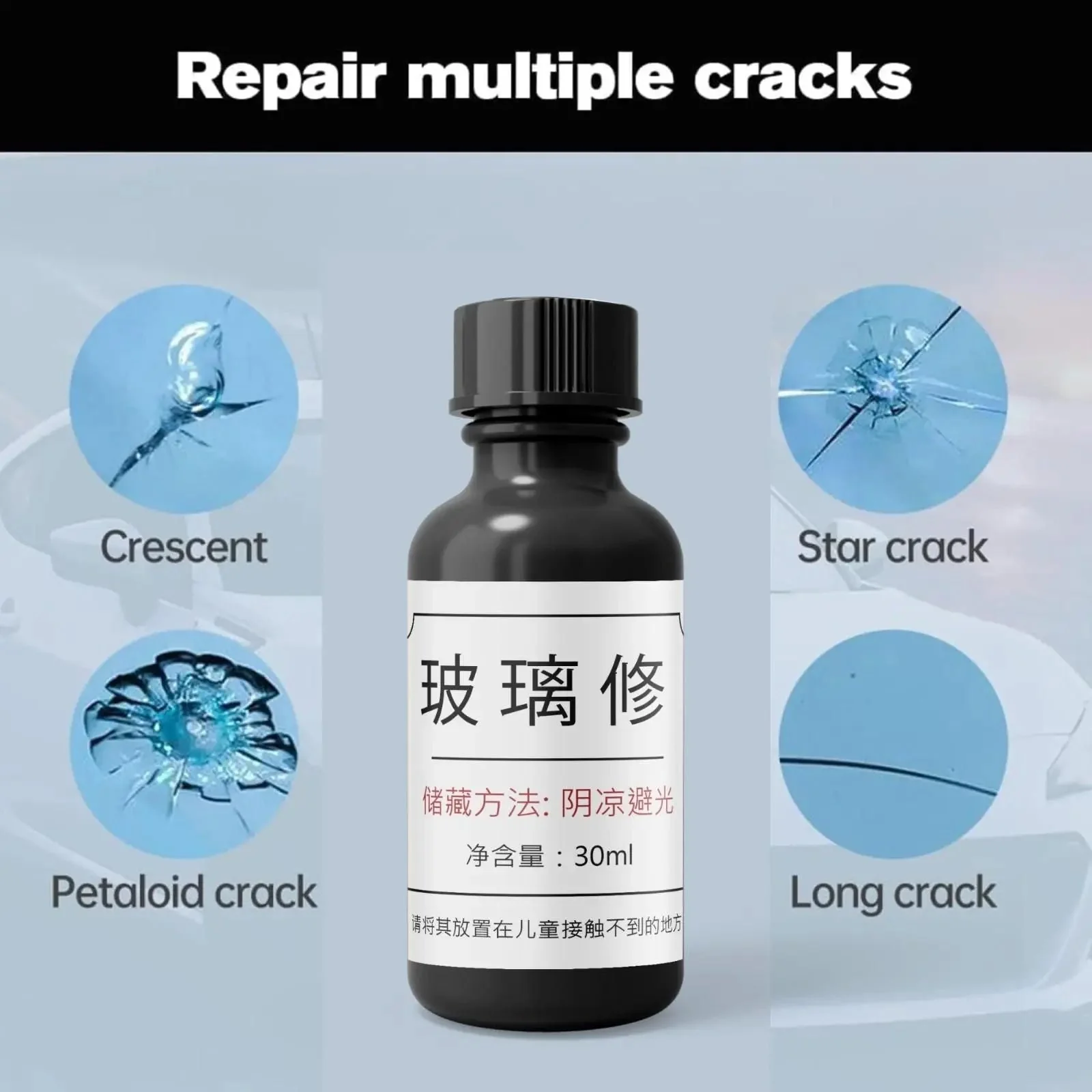 Glass Crack Repair Liquid (Pack of 2) - Image 3