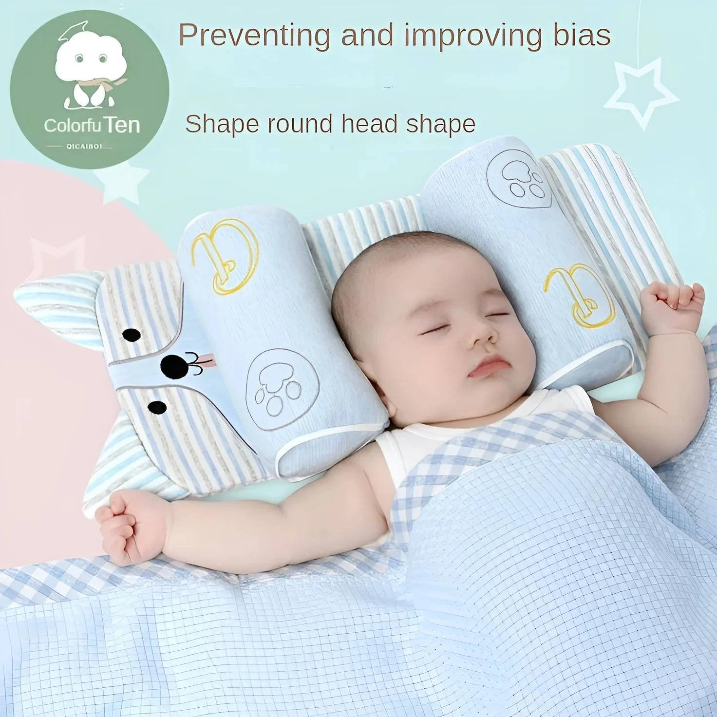 GentleSupport® - Premium Baby Head Shaping Support Pillow - Image 4