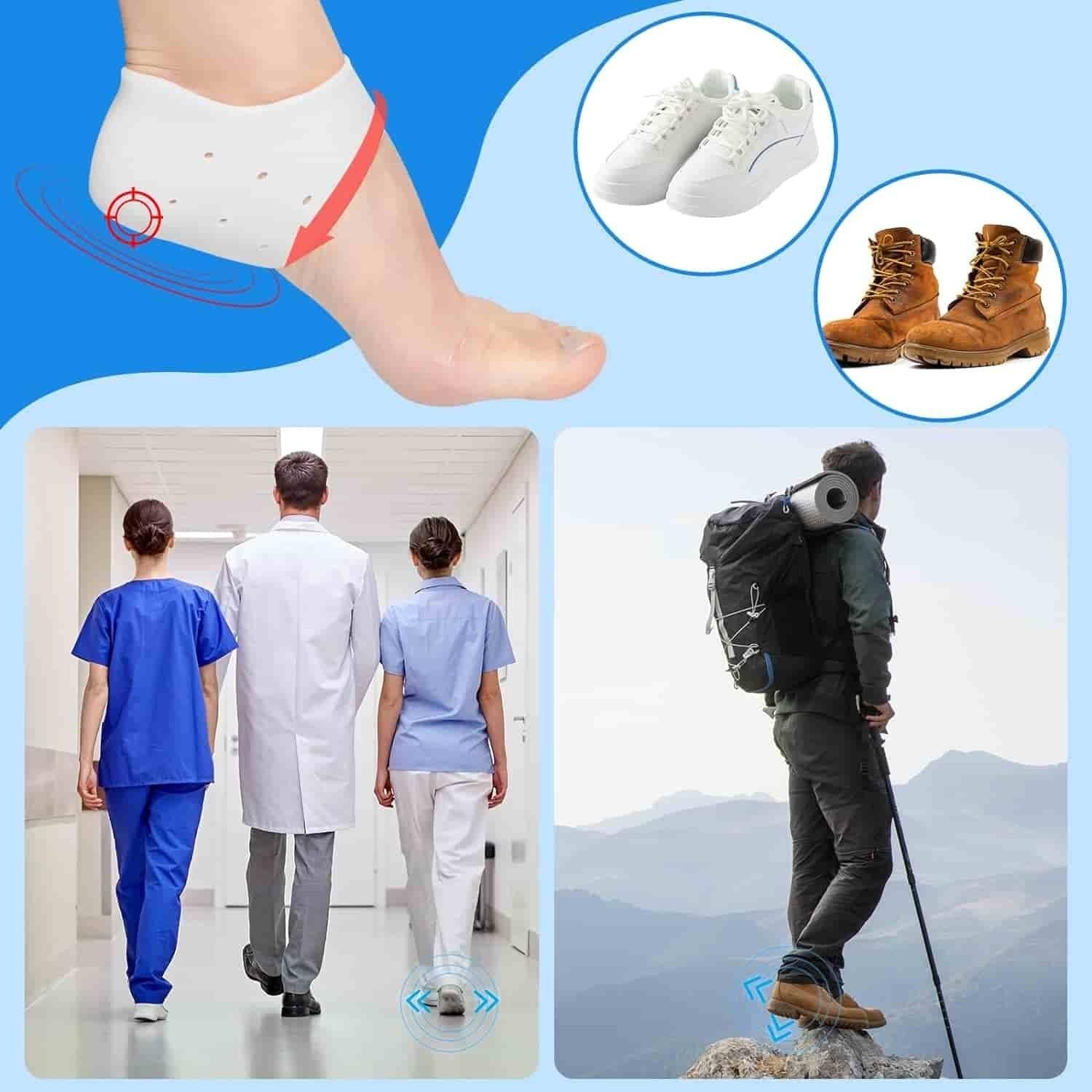 Height Increase Insole Wearable Heel Cushion - Image 2