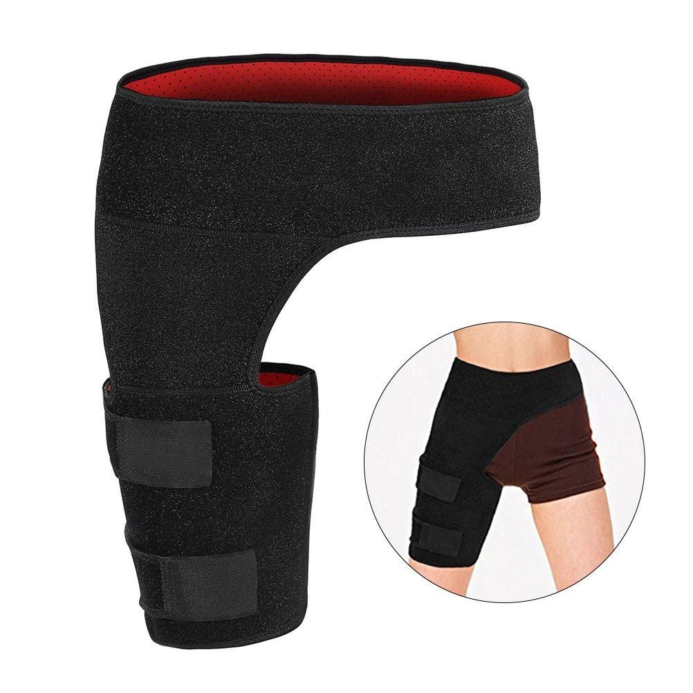 Hip Brace Compression Brace for Hamstring Injury Sprains Sciatic Nerve Fitness Running & Yoga - Image 3