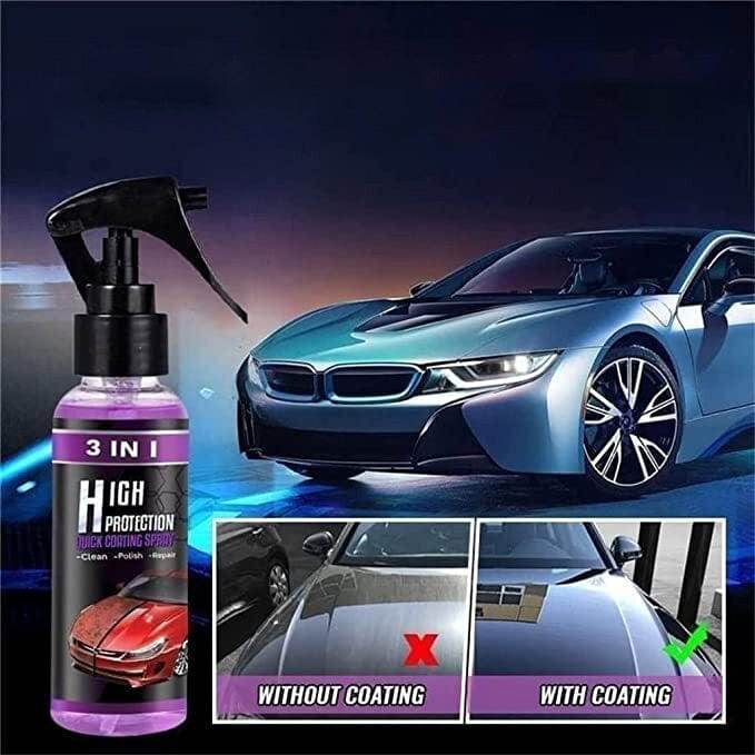 3 in 1 High Protection Quick Car Ceramic Coating Spray (Pack of 2) - Image 4