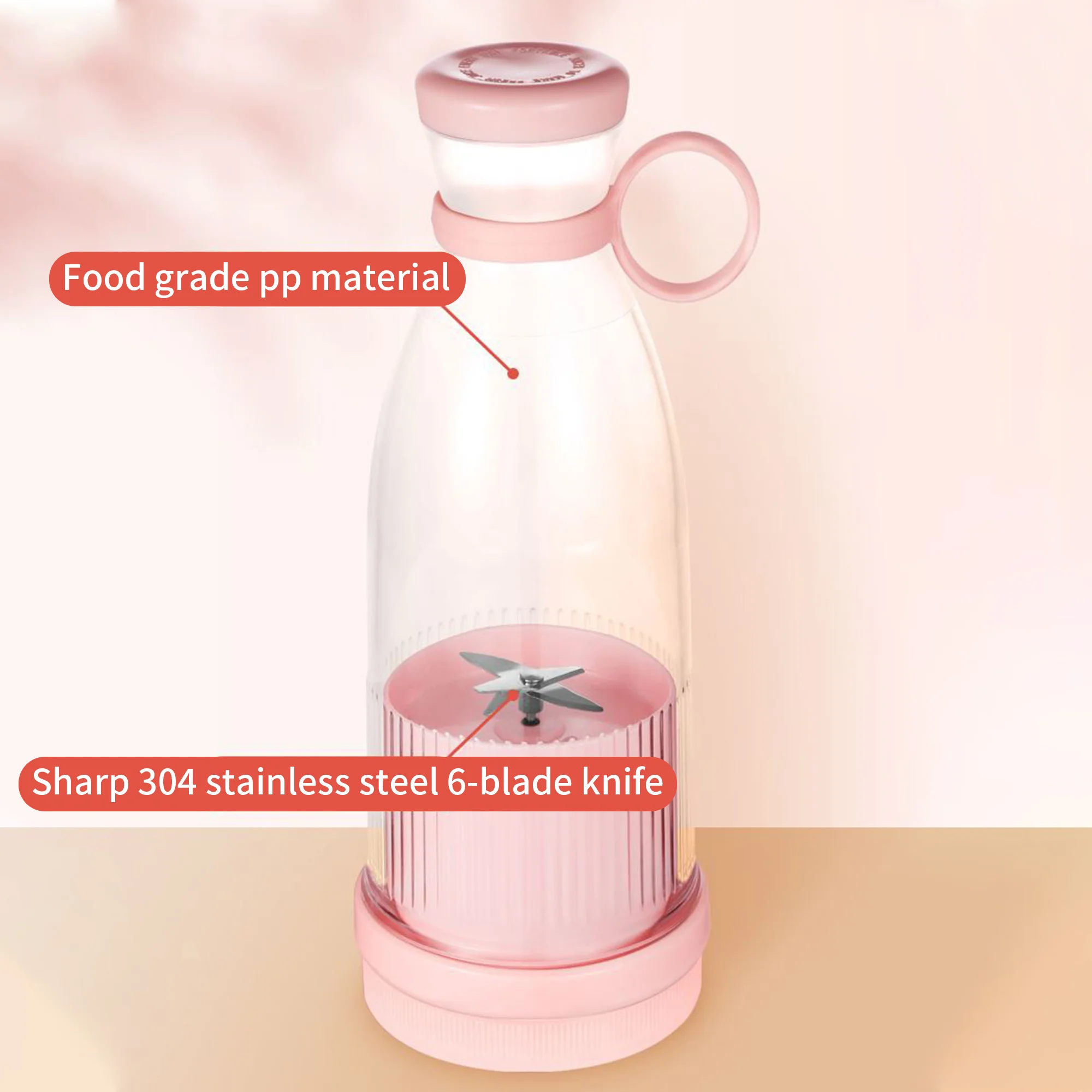 JuicyGo Portable Electric USB Blender Juicer Bottle - Image 3