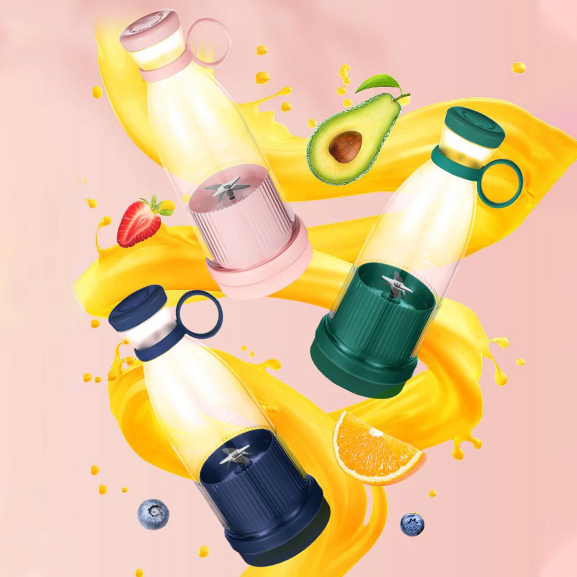 JuicyGo Portable Electric USB Blender Juicer Bottle - Image 4