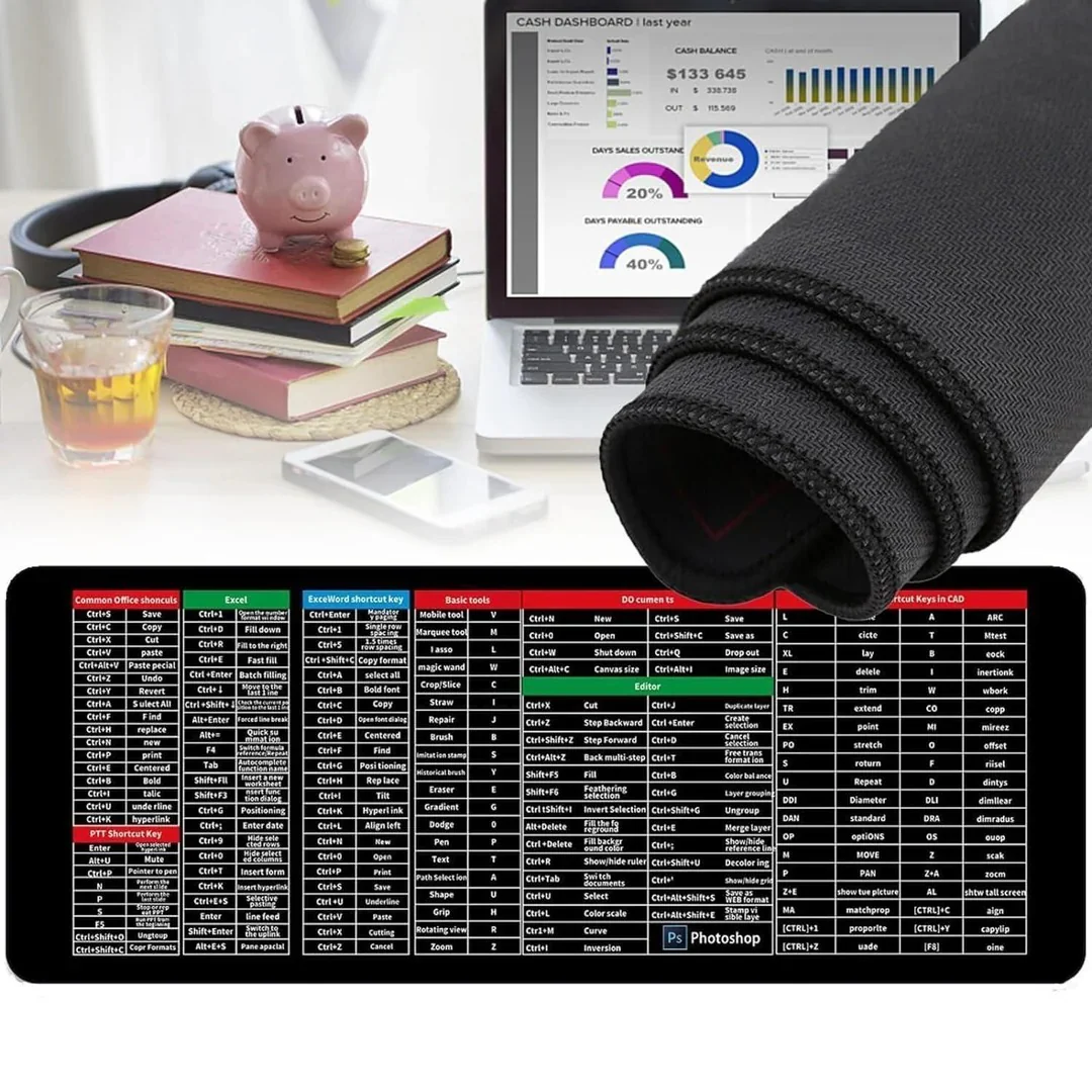 (BUY 1 GET 1 FREE) KeyPilot® Anti-slip Keyboard Pad with Shortcut Key Patterns - Image 4
