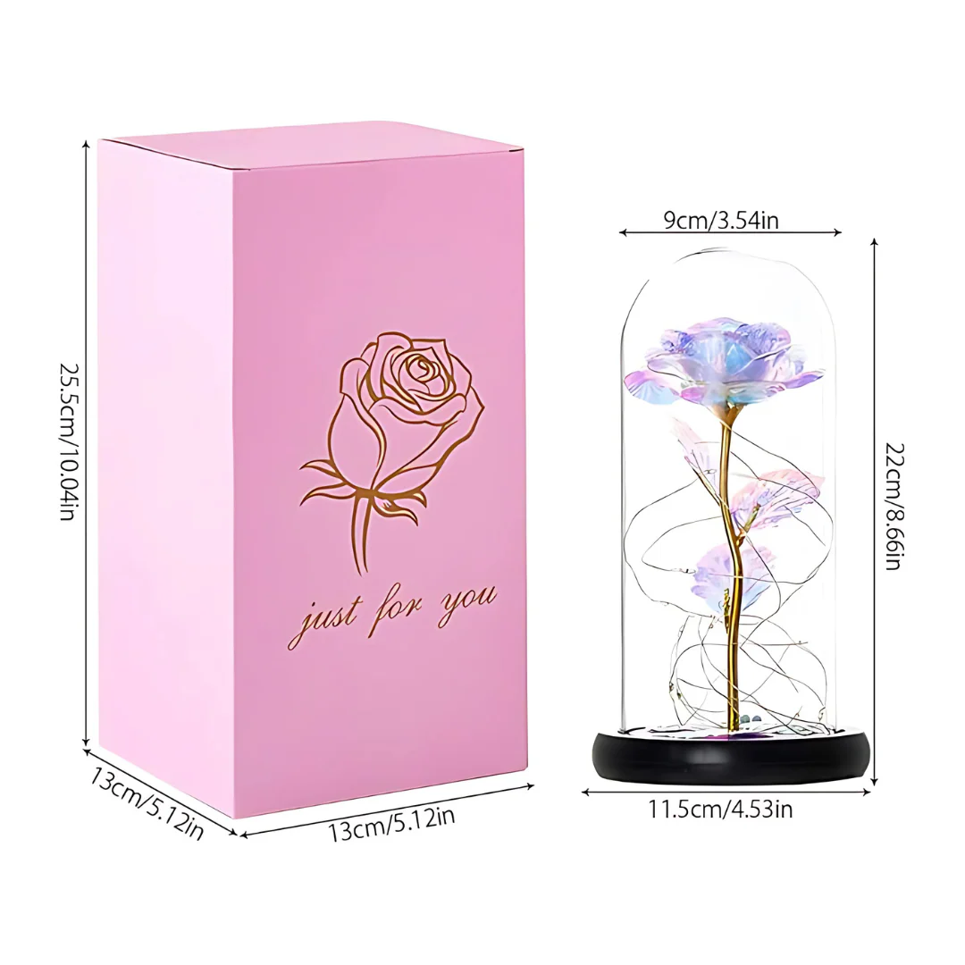 Premium Eternal Galaxy Enchanted Rose Lamp - Image 4