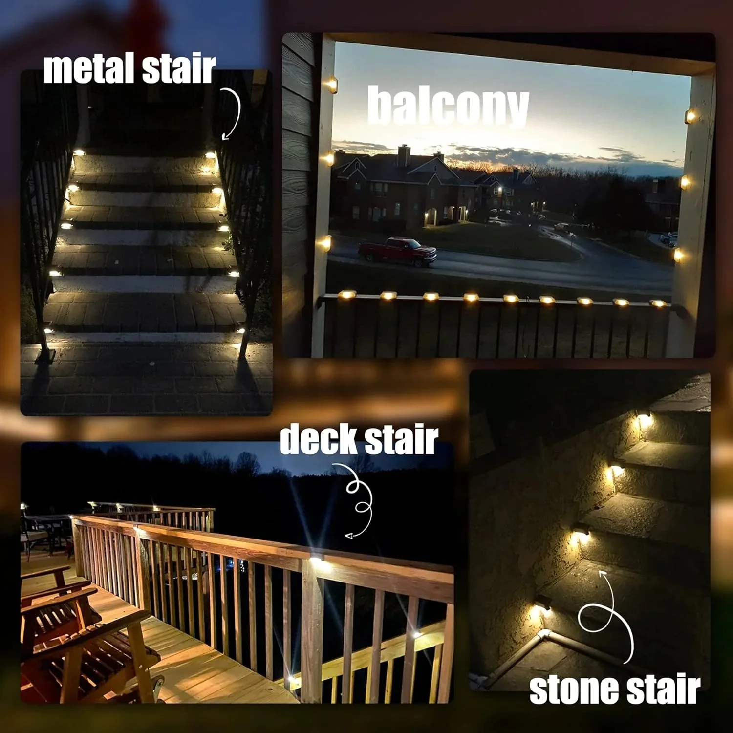 Lumora® - Solar Powered Waterproof Deck Lights for Outdoors - Image 3