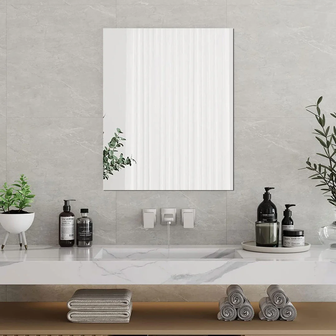 Luxora® - Combo of Oval Shape & Square Shape Mirror (Pack of 2) - Image 3
