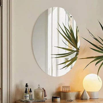 Luxora® - Combo of Oval Shape & Square Shape Mirror (Pack of 2) - Image 6