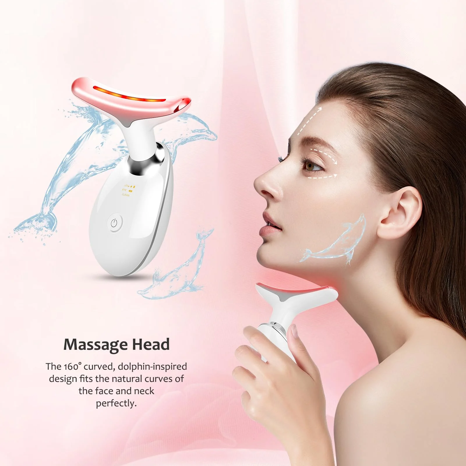 Red Light Therapy 7-Color LED Face & Neck Rejuvenation Device - Image 6
