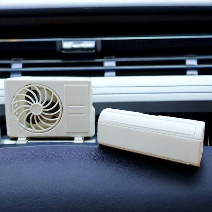 Miniature AC design Solar-Powered Car Air freshener Diffuser - Image 5