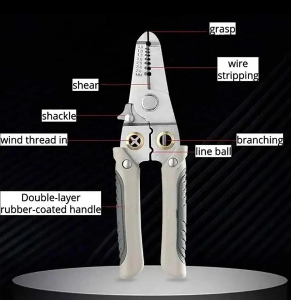 Multi-functional wire stripper & Cutter - Image 2