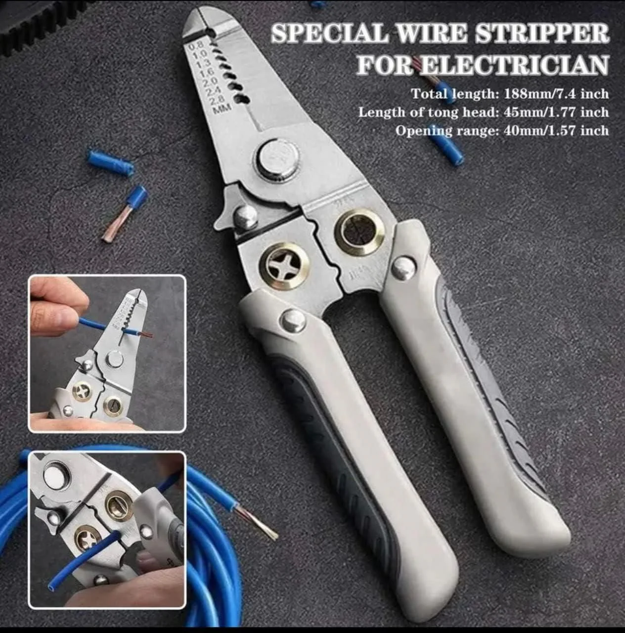 Multi-functional wire stripper & Cutter - Image 4