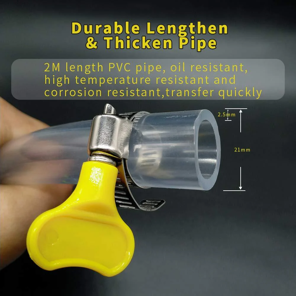Newest High Flow Siphon Hand Pump Portable Manual Car Fuel Transfer Pump - Image 5