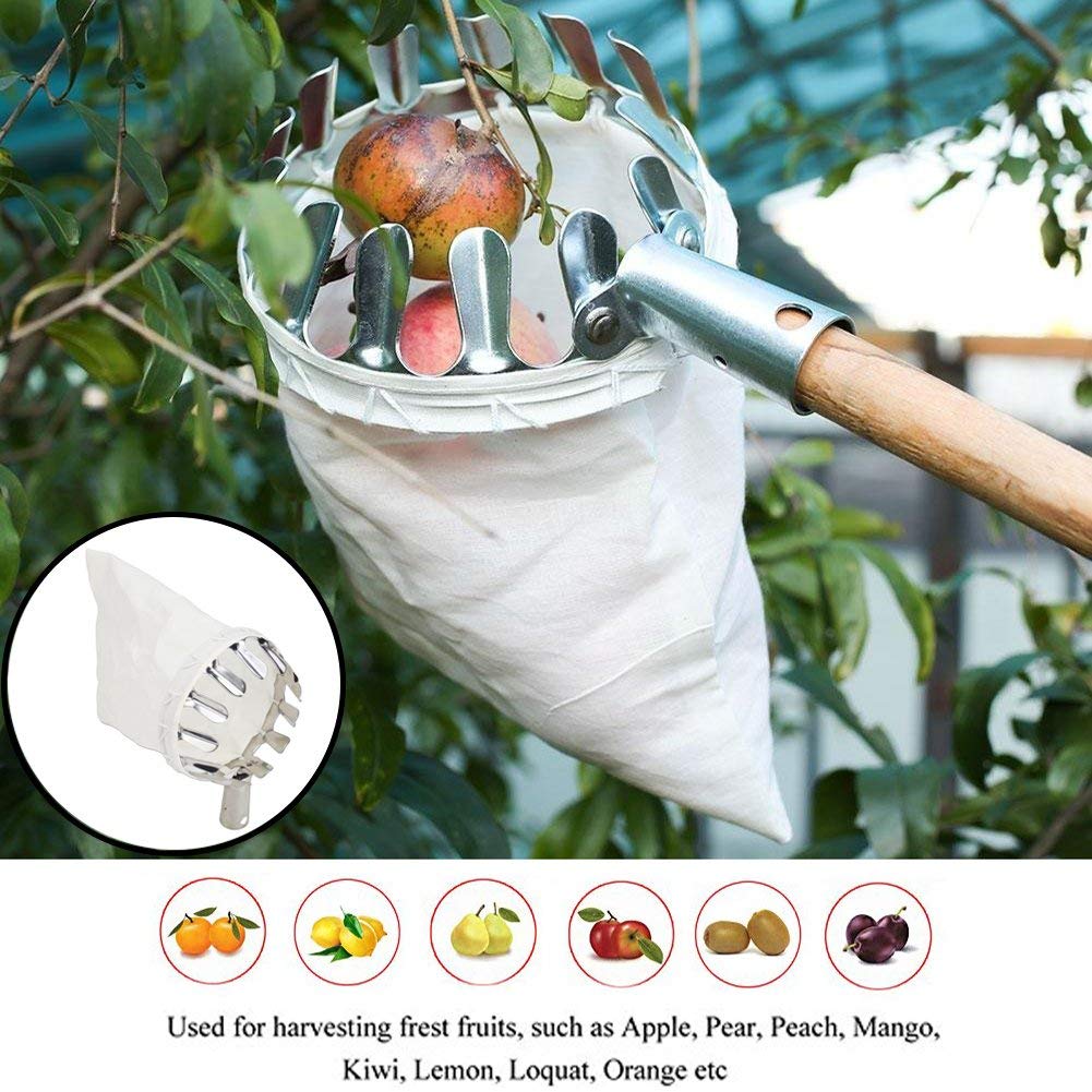 PickPackĀ® ā Premium Fruit Picker Basket Tool with Storage Bag - Image 2