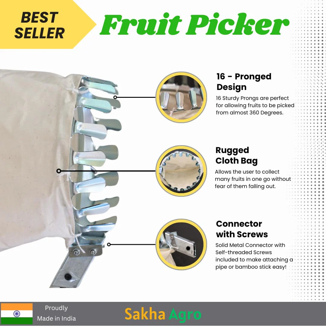 PickPackĀ® ā Premium Fruit Picker Basket Tool with Storage Bag - Image 6