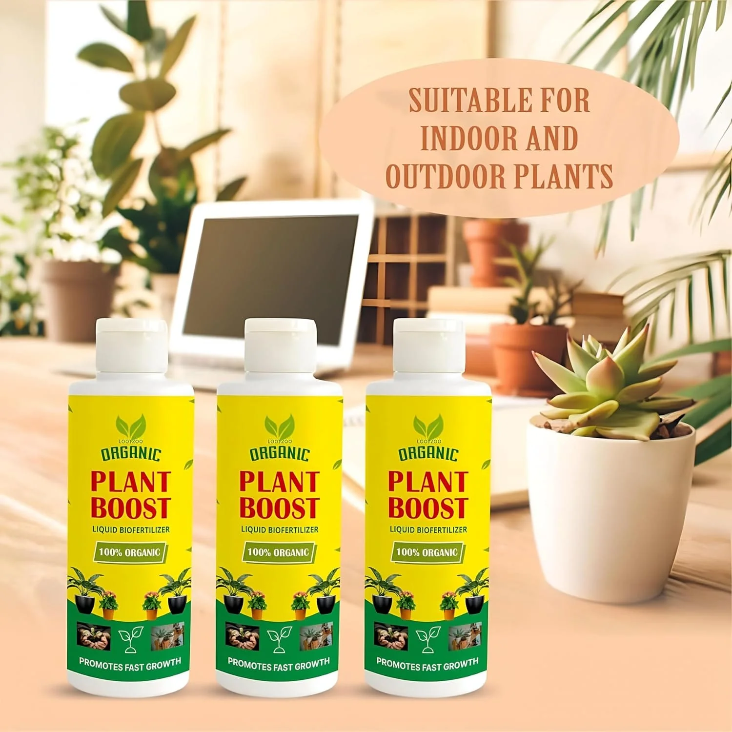 PlantBloom Pro™️ Plant Growth Liquid Fertiliser (Pack of 4) - Image 8