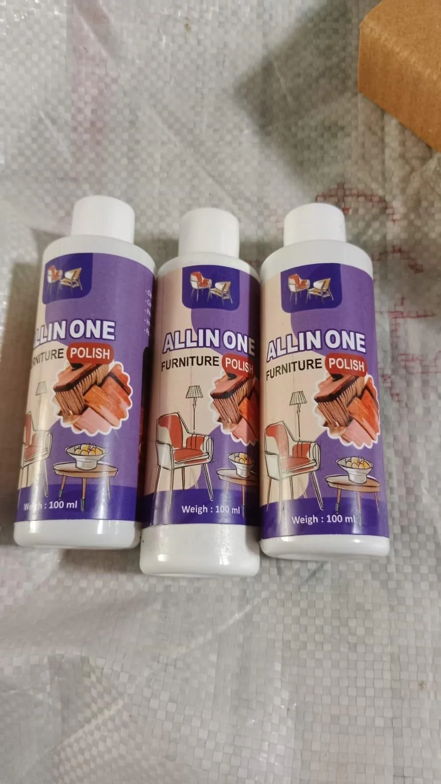 Polish Furniture Cleaner Shiner Floor Coating Paint Wood 100ML (Pack of 3) - Image 7