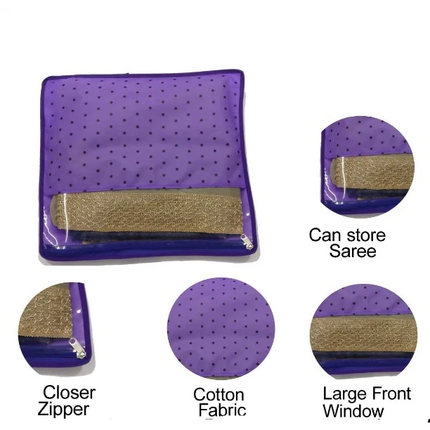 Polka Dots Saree Organizers (Pack of 12) - Image 2