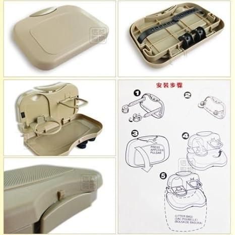 Portable Car Back Seat Cup Table Tray - Image 3