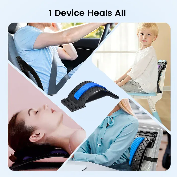 Postura® - Magnetic Therapy Acupuncture Massage Lumbar Stretcher - Image 3