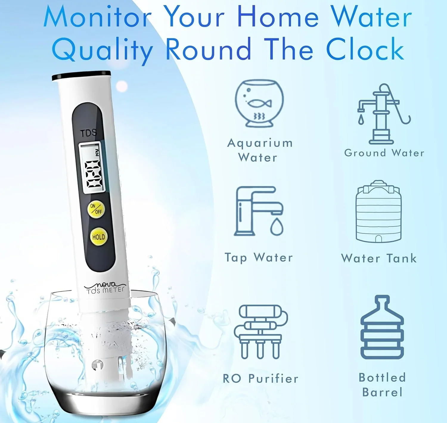 PureDrop® - Premium Digital Water TDS Meter Tester - Image 5