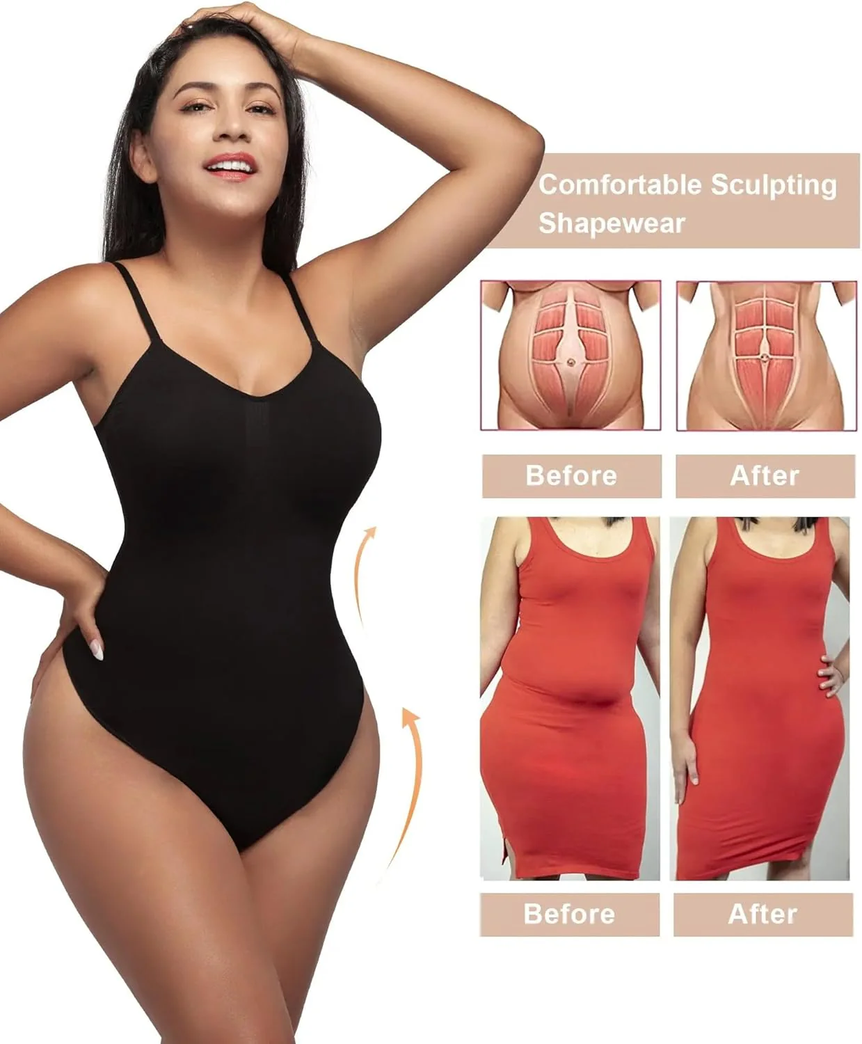 Shapelle Premium Shapewear Bodysuit - Image 3