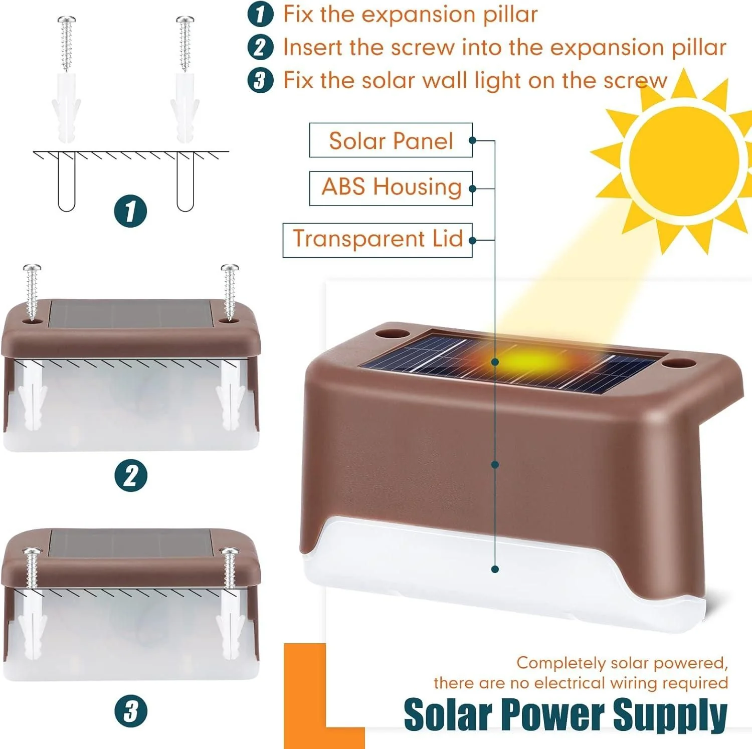 Solar Deck Lights Outdoor - Image 6